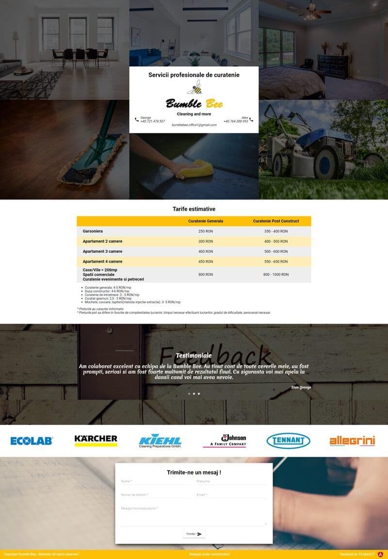 Bumble Bee - Cleaning and more!