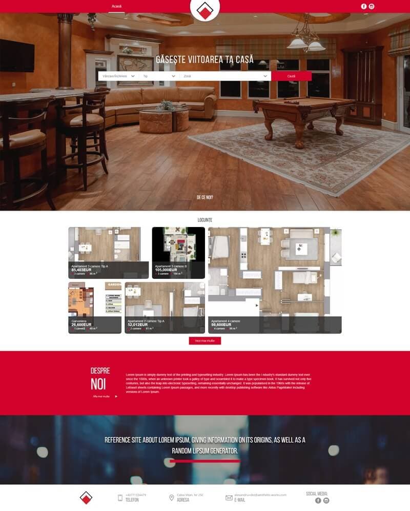 Statement is the third default template for Vaunt clients.