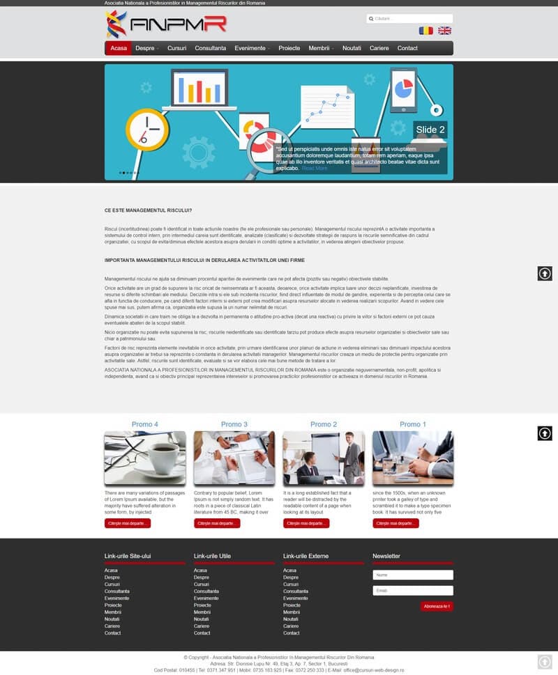 Asociatia Nationala a Profesionistilor in Managementul Riscurilor din Romania!
